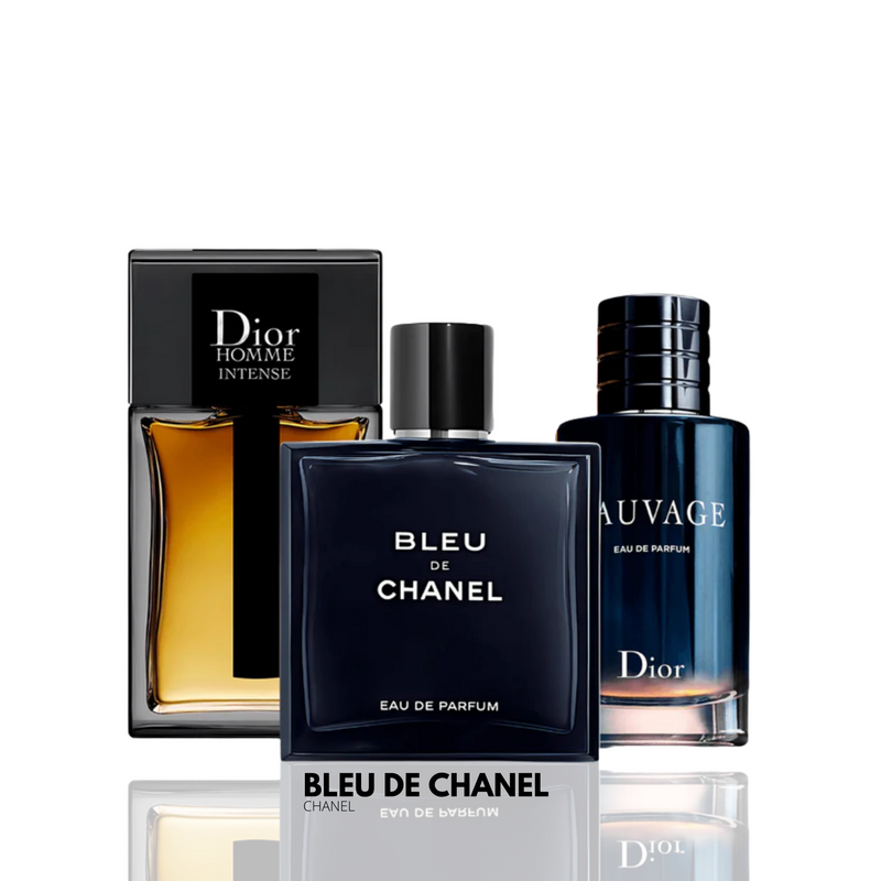 Trío de Perfumes Dior &amp; Chanel (100ml) – con Descuento Exclusivo de Black Friday