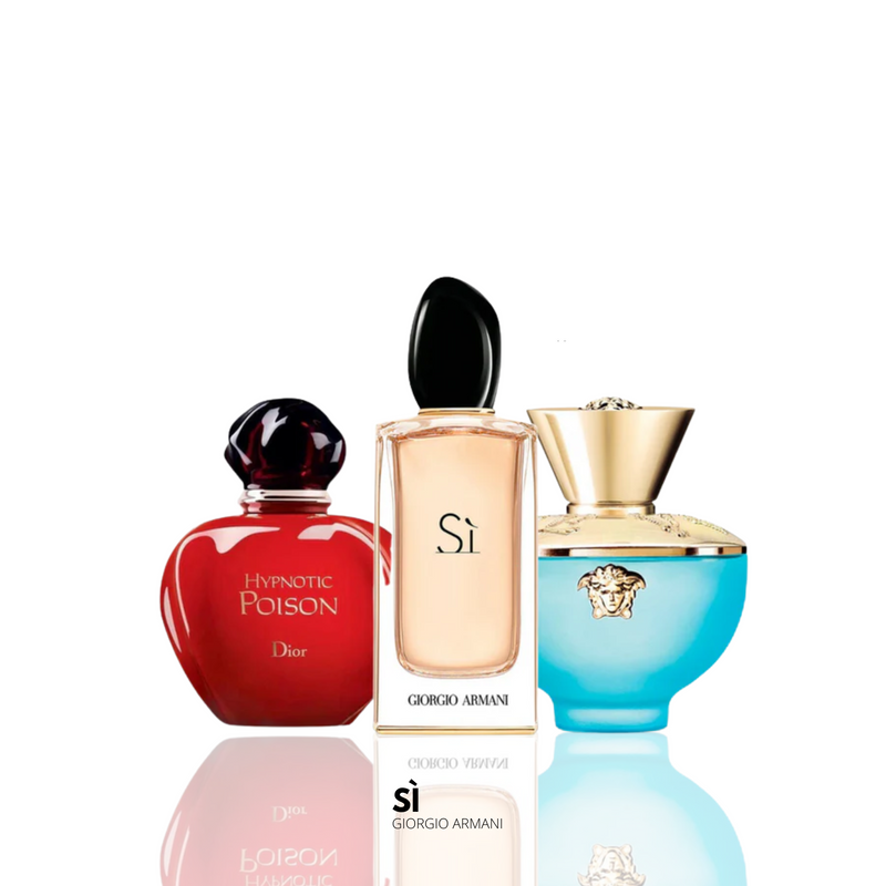 Kit de Elegancia – 3 Perfumes Importados de 100 ml